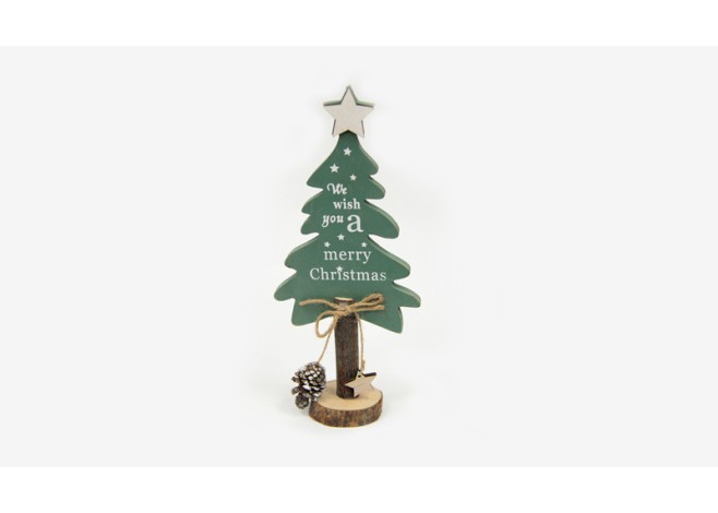 ΞΥΛΙΝΟ ΧΡΙΣΤ. ΔΕΝΤΡΟ ΕΥΧΕΣ 31.5cm WTH-301 0531045