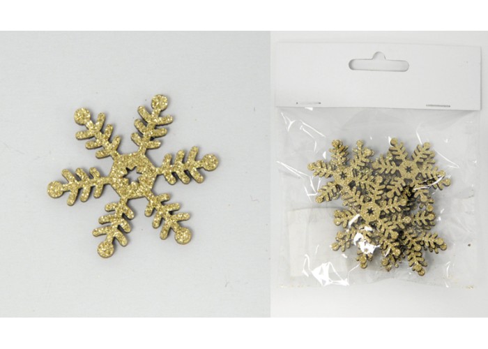 ΧΙΟΝΟΝΙΦΑΔΑ ΜΕ ΓΚΛΙΤΕΡ 3cm ΣΕΤ/12 HMD-186673 0531075