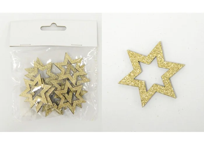 ΑΣΤΕΡΙ ΜΕ ΓΚΛΙΤΕΡ 3cm ΣΕΤ/12 HMD-18666A 0531077
