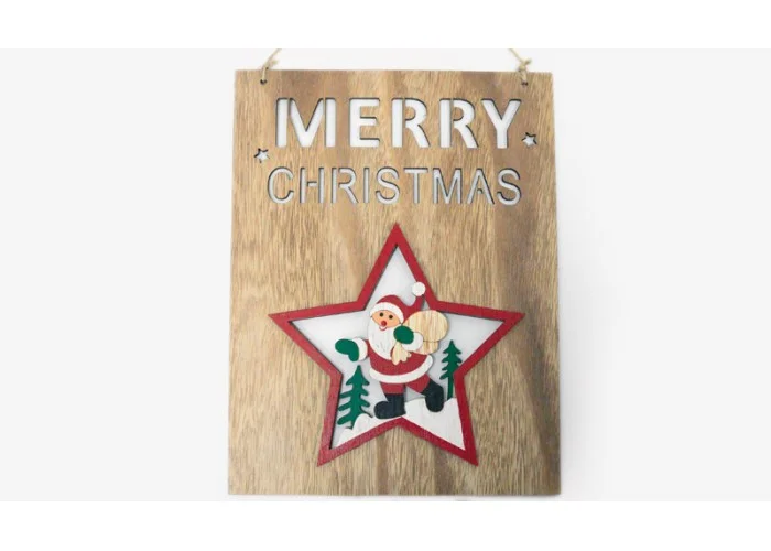ΞΥΛΙΝΗ ΤΑΜΠΕΛΑ XMAS 26cm x 20cm HEA-18A0701 0531083