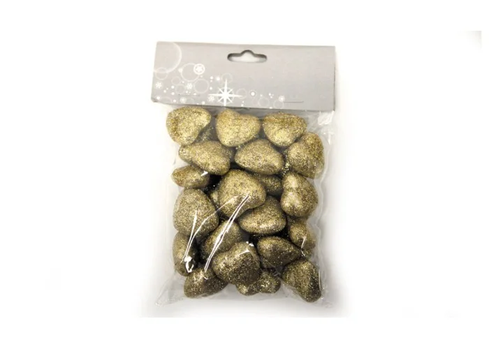 ΚΑΡΔΙΕΣ FOAM ΜΕΓΑΛΕΣ ΜΕ ΓΚΛΙΤΕΡ 3cm ΣΕΤ/30 HHC-88330 0531098