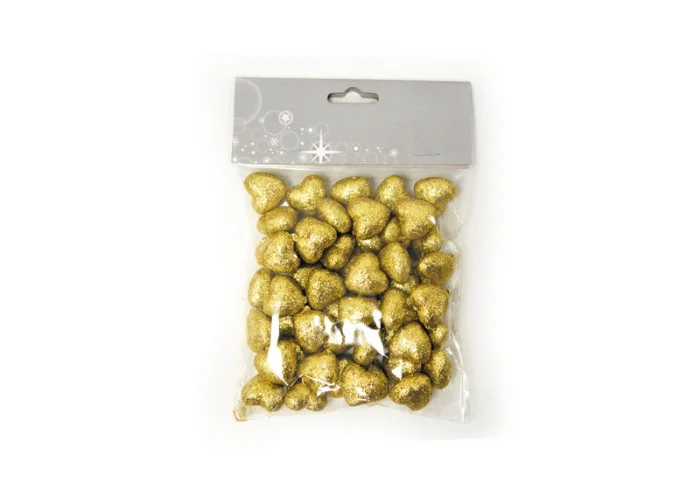 ΚΑΡΔΙΕΣ FOAM ΜΙΚΡΕΣ ΜΕ ΓΚΛΙΤΕΡ 2cm ΣΕΤ/50 HHC-88321 0531099