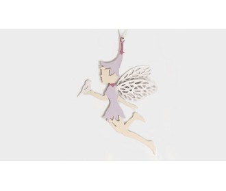 ΝΕΡΑΙΔΑ ΜΕΤΑΛΛΙΚΗ ΚΡΕΜΑΣΤΗ ΠΡΟΦΙΛ 13cm HCK-19062S.PK 0531135