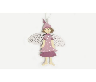 ΝΕΡΑΙΔΑ ΜΕΤΑΛΛΙΚΗ ΚΡΕΜΑΣΤΗ 10cm HCK-19133S.PK 0531136