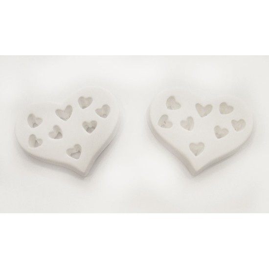 ΓΥΨΙΝΗ ΚΑΡΔΙΑ ΜΕ ΚΑΡΔΟΥΛΕΣ 6cm x 5cm 0532003 ΓΥΨΙΝΗ ΚΑΡΔΙΑ ΜΕ ΚΑΡΔΟΥΛΕΣ 6cm x 5cm 0532003