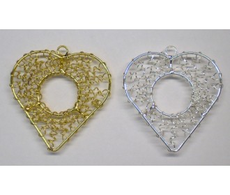 ΚΡΕΜΑΣΤΑ ΜΕΤΑΛΛΙΚΑ - ΚΑΡΔΙΑ ΤΡΥΠΑ 4.9cm x 4.6cm 05520052 ΚΡΕΜΑΣΤΑ ΜΕΤΑΛΛΙΚΑ - ΚΑΡΔΙΑ ΤΡΥΠΑ 4.9cm x 4.6cm 05520052
