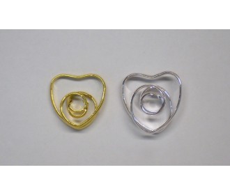 ΚΑΡΔΙΑ ΜΕΤΑΛΛΙΚΗ ΣΠΙΡΑΛ 2.4x2.4cm 0552006 ΚΑΡΔΙΑ ΜΕΤΑΛΛΙΚΗ ΣΠΙΡΑΛ 2.4x2.4cm 0552006