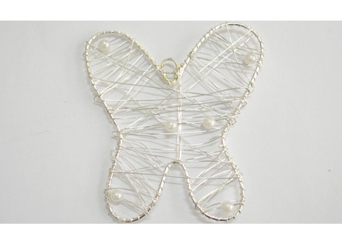 ΣΥΡΜΑΤΙΝΗ ΠΕΤΑΛΟΥΔΑ ΠΕΡΛΕΣ 9.5x8.5cm 0552014 ΣΥΡΜΑΤΙΝΗ ΠΕΤΑΛΟΥΔΑ ΠΕΡΛΕΣ 9.5x8.5cm 0552014