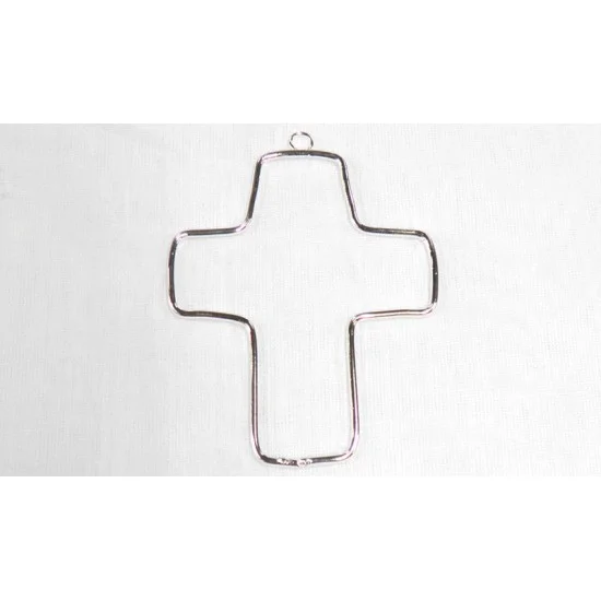 ΜΕΤΑΛΛΙΚΟ ΣΤΑΥΡΟΣ ΠΕΡΙΓΡΑΜΜΑ 6.5cm x 8.7cm 0552019