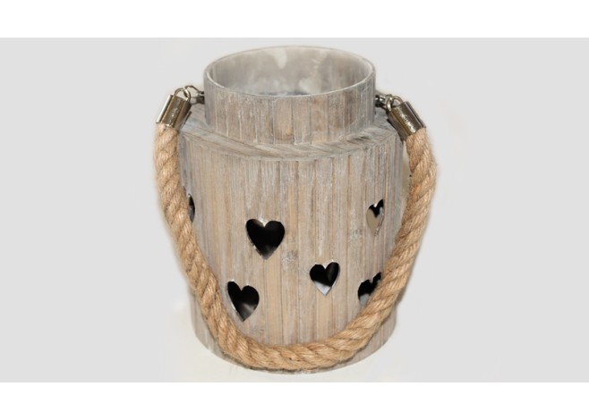 ΣΤΡΟΓΓΥΛΟ ΚΗΡΟΠΗΓΙΟ ΚΑΡΔΙΕΣ ΧΕΡΟΥΛΙ ΣΧΟΙΝΙ ΜΕ ΓΥΑΛΑ 11x16cm 0619005