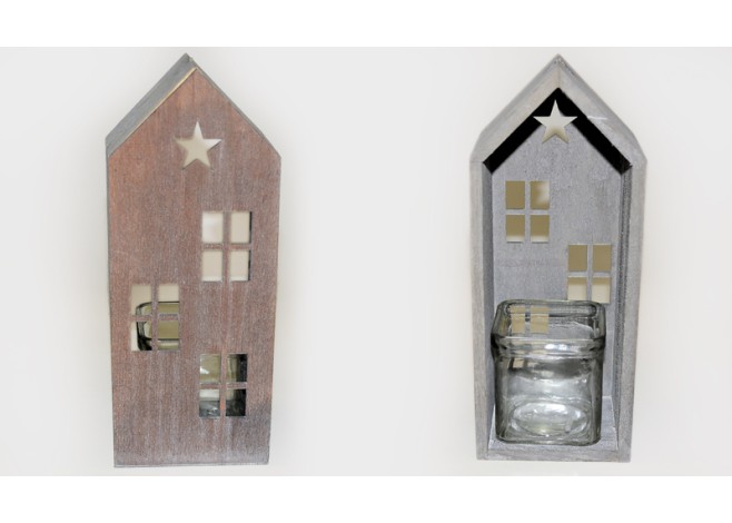 ΜΑΚΡΟΣΤΕΝΟ ΣΠΙΤΑΚΙ ΚΗΡΟΠΗΓΙΟ ΑΣΤΕΡΙ ΜΕ ΓΥΑΛΑ 10.5cm x 8.5cm x 25.5cm 0619008