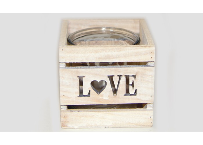 ΞΥΛΙΝΟ ΤΕΤΡΑΓΩΝΟ ΚΗΡΟΠΗΓΙΟ LOVE ΜΕ ΓΥΑΛΑ 12cm x 12cm x 11cm 0619012 ΞΥΛΙΝΟ ΤΕΤΡΑΓΩΝΟ ΚΗΡΟΠΗΓΙΟ LOVE ΜΕ ΓΥΑΛΑ 12cm x 12cm x 11cm 0619012