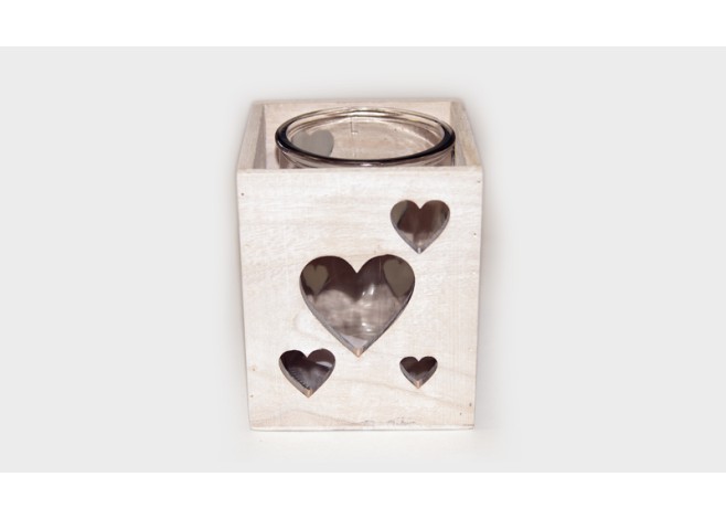 ΞΥΛΙΝΟ ΤΕΤΡΑΓΩΝΟ ΚΗΡΟΠΗΓΙΟ ΚΑΡΔΙΑ ΜΕ ΓΥΑΛΑ 12.5x12.5x15.2cm 0619014 ΞΥΛΙΝΟ ΤΕΤΡΑΓΩΝΟ ΚΗΡΟΠΗΓΙΟ ΚΑΡΔΙΑ ΜΕ ΓΥΑΛΑ 12.5x12.5x15.2cm 0619014