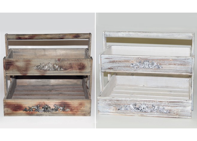 ΞΥΛΙΝΗ ΕΤΑΖΕΡΑ ΔΙΩΡΟΦΗ 39.5x29x30cm 0619040 ΞΥΛΙΝΗ ΕΤΑΖΕΡΑ ΔΙΩΡΟΦΗ 39.5x29x30cm 0619040