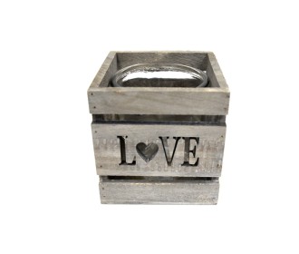 ΞΥΛΙΝΟ ΤΕΤΡΑΓΩΝΟ ΚΗΡΟΠΗΓΙΟ LOVE ΜΕ ΓΥΑΛΑ 12cm x 12cm x 11cm HT17S-202N 0619057 ΞΥΛΙΝΟ ΤΕΤΡΑΓΩΝΟ ΚΗΡΟΠΗΓΙΟ LOVE ΜΕ ΓΥΑΛΑ 12cm x 12cm x 11cm HT17S-202N 0619057