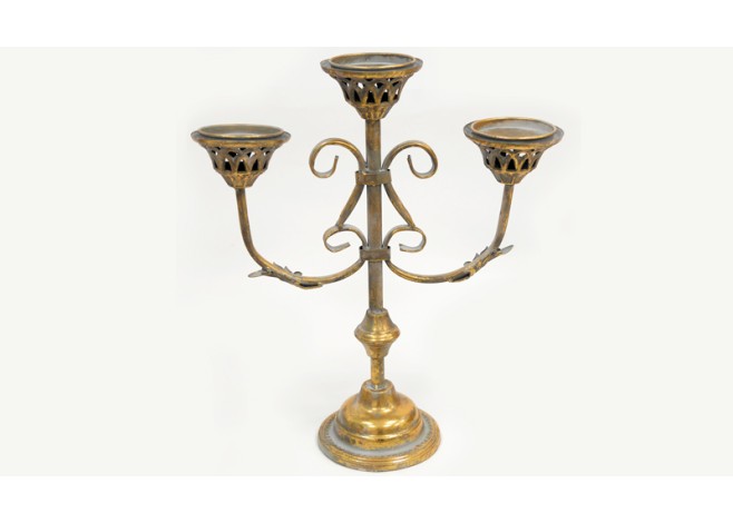 ΜΕΤΑΛΛΙΚΟ ΤΡΙΚΕΡΟ ΚΗΡΟΠΗΓΙΟ 47x40cm 6J7167 0619066 ΜΕΤΑΛΛΙΚΟ ΤΡΙΚΕΡΟ ΚΗΡΟΠΗΓΙΟ 47x40cm 6J7167 0619066