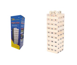 ΕΠΙΤΡΑΠΕΖΙΟ ΞΥΛΙΝΟ ΠΑΙΧΝΙΔΙ ΑΡΙΘΜΗΜΕΝΑ ΤΟΥΒΛΑΚΙΑ ΚΑΙ 4 ΖΑΡΙΑ 0621013