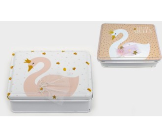 ΜΕΤΑΛΛΙΚΟ ΚΟΥΤΙ ΚΥΚΝΟΣ 10.5cm x 8cm x 3.5cm BS17-887 0621080