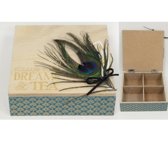 ΞΥΛΙΝΟ ΚΟΥΤΙ ΠΑΓΩΝΙ 16cm x 16cm x 6cm WH17-677 0621090 ΞΥΛΙΝΟ ΚΟΥΤΙ ΠΑΓΩΝΙ 16cm x 16cm x 6cm WH17-677 0621090