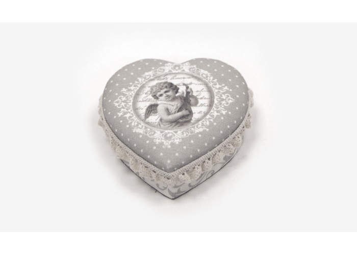 ΚΟΥΤΙ ΚΑΡΔΙΑ ΒΑΜΒΑΚΕΡΟ ΑΓΓΕΛΟΣ 11cm x 4.5cm 17-2033 0621138