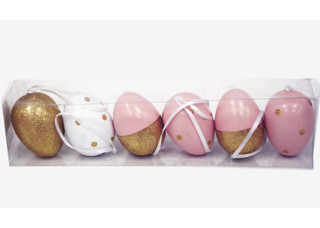 ΠΑΣΧΑΛΙΝΑ ΑΥΓΑ 6cm ΣΕΤ/6 0621185 ΠΑΣΧΑΛΙΝΑ ΑΥΓΑ 6cm ΣΕΤ/6 0621185