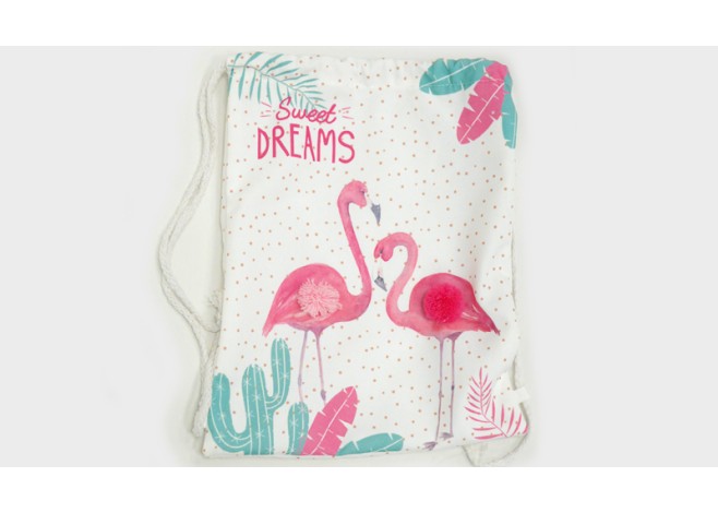 ΣΑΚΙΔΙΟ ΠΛΑΤΗΣ ΦΛΑΜΙΝΓΚΟ 30cm x 25cm XYX18-613 0621224 ΣΑΚΙΔΙΟ ΠΛΑΤΗΣ ΦΛΑΜΙΝΓΚΟ 30cm x 25cm XYX18-613 0621224