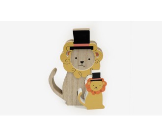 ΞΥΛΙΝΟ ΣΤΑΝΤ ΛΙΟΝΤΑΡΙΑ 19cm RS-190020-1 0621269