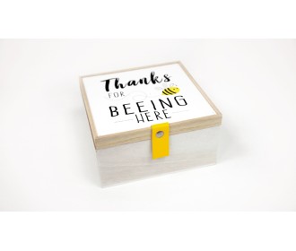 ΞΥΛΙΝΟ ΚΟΥΤΙ THANKS 15cm BR-F87605 0621275 ΞΥΛΙΝΟ ΚΟΥΤΙ THANKS 15cm BR-F87605 0621275