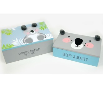 ΞΥΛΙΝΟ ΚΟΥΤΙ ΚΟΑΛΑ ΣΕΤ/2 17cm x 12cm x 6cm BS19-248A 0621288 ΞΥΛΙΝΟ ΚΟΥΤΙ ΚΟΑΛΑ ΣΕΤ/2 17cm x 12cm x 6cm BS19-248A 0621288