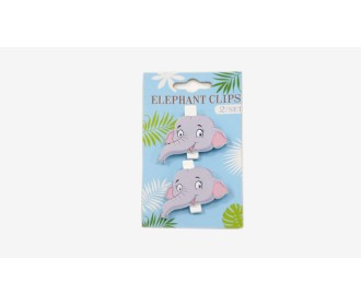 ΕΛΕΦΑΝΤΑΚΙ ΚΛΙΠ ΣΕΤ/2 4.5cm x 3.5cm BS19-900 0621304 ΕΛΕΦΑΝΤΑΚΙ ΚΛΙΠ ΣΕΤ/2 4.5cm x 3.5cm BS19-900 0621304