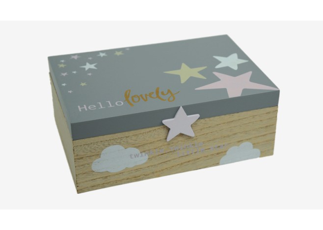 ΞΥΛΙΝΟ ΚΟΥΤΙ ΑΣΤΕΡΙ ΡΟΖ 22cm x 15cm BS19-771 0621344 ΞΥΛΙΝΟ ΚΟΥΤΙ ΑΣΤΕΡΙ ΡΟΖ 22cm x 15cm BS19-771 0621344