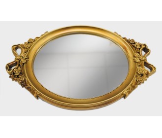 ΔΙΣΚΟΣ ΚΑΘΡΕΠΤΗΣ ΧΡΥΣΟ ΟΒΑΛ ΒΙΝΤΑΖ 38cm x 25cm F03-1 0621374 ΔΙΣΚΟΣ ΚΑΘΡΕΠΤΗΣ ΧΡΥΣΟ ΟΒΑΛ ΒΙΝΤΑΖ 38cm x 25cm F03-1 0621374