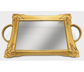 ΔΙΣΚΟΣ ΚΑΘΡΕΠΤΗΣ ΧΡΥΣΟ ΒΙΝΤΑΖ 39cm x 24cm LY1001 0621375 ΔΙΣΚΟΣ ΚΑΘΡΕΠΤΗΣ ΧΡΥΣΟ ΒΙΝΤΑΖ 39cm x 24cm LY1001 0621375