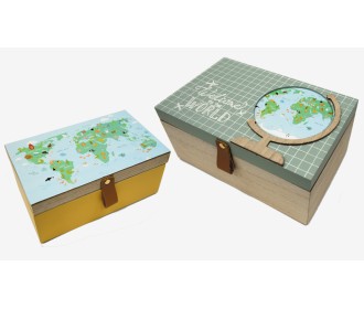 ΞΥΛΙΝΟ ΚΟΥΤΙ ΧΑΡΤΗΣ ΣΕΤ/2 27cm x 17cm BS21-345 0621382 ΞΥΛΙΝΟ ΚΟΥΤΙ ΧΑΡΤΗΣ ΣΕΤ/2 27cm x 17cm BS21-345 0621382