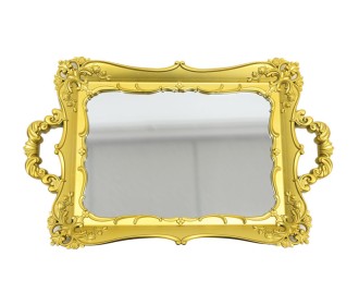 ΔΙΣΚΟΣ ΚΑΘΡΕΠΤΗΣ ΧΡΥΣΟ ΒΙΝΤΑΖ 39cm x 24cm Q1807 0621399 ΔΙΣΚΟΣ ΚΑΘΡΕΠΤΗΣ ΧΡΥΣΟ ΒΙΝΤΑΖ 39cm x 24cm Q1807 0621399