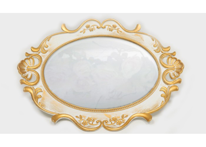 ΔΙΣΚΟΣ ΚΑΘΡΕΠΤΗΣ ΛΕΥΚΟ-ΧΡΥΣΟ 38cm x 30cm YW014M 0621401 ΔΙΣΚΟΣ ΚΑΘΡΕΠΤΗΣ ΛΕΥΚΟ-ΧΡΥΣΟ 38cm x 30cm YW014M 0621401