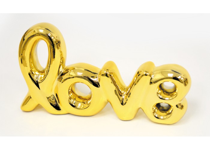 ΚΕΡΑΜΙΚΟ ΧΡΥΣΟ LOVE 24cm x 13.5cm FH-220511 0621410 ΚΕΡΑΜΙΚΟ ΧΡΥΣΟ LOVE 24cm x 13.5cm FH-220511 0621410