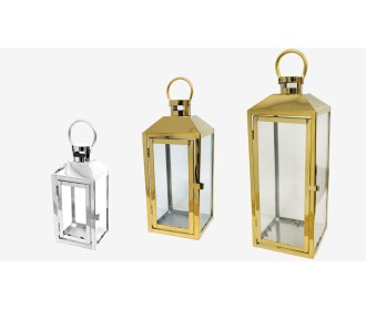 ΜΕΤΑΛΛΙΚΟ ΦΑΝΑΡΙ ΟΡΘΟΓΩΝΙΟ 50cm ΣΕΤ/3 2O18-11 0621439 ΜΕΤΑΛΛΙΚΟ ΦΑΝΑΡΙ ΟΡΘΟΓΩΝΙΟ 50cm ΣΕΤ/3 2O18-11 0621439