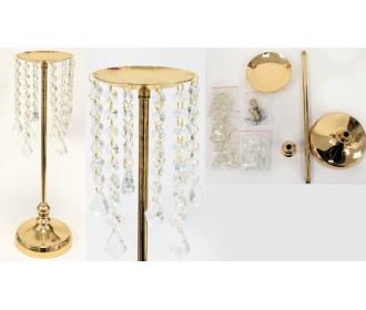 ΜΕΤΑΛΛΙΚΟ ΣΤΑΝΤ ΓΙΑ ΛΟΥΛΟΥΔΙΑ ΜΕ ΚΡΥΣΤΑΛΛΑ 58cm 0621494 ΜΕΤΑΛΛΙΚΟ ΣΤΑΝΤ ΓΙΑ ΛΟΥΛΟΥΔΙΑ ΜΕ ΚΡΥΣΤΑΛΛΑ 58cm 0621494