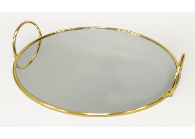 ΜΕΤΑΛΛΙΚΟΣ ΔΙΣΚΟΣ ΜΕ ΚΑΘΡΕΠΤΗ 31cm 0621508