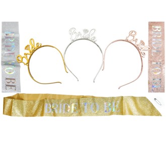 ΣΕΤ ΚΟΡΔΕΛΑ & ΣΤΕΚΑ BRIDE TO BE 0621586 ΣΕΤ ΚΟΡΔΕΛΑ & ΣΤΕΚΑ BRIDE TO BE 0621586