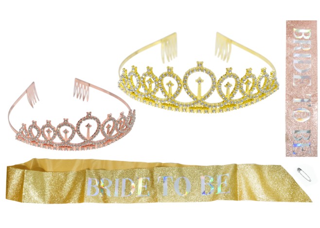 ΣΕΤ ΚΟΡΔΕΛΑ & ΣΤΕΜΜΑ BRIDE TO BE 0621588