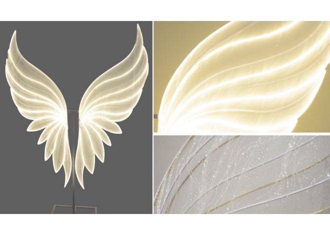 ΦΤΕΡΑ ΣΤΑΝΤ ΜΕ LED 235cm ΡΕΥΜΑΤΟΣ 0621621