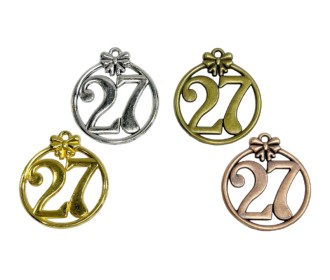 ΜΕΤΑΛΛΙΚΗ ΜΠΑΛΑ 27 ΜΕ ΦΙΟΓΚΟ 3cm x 3.5cm 0621622