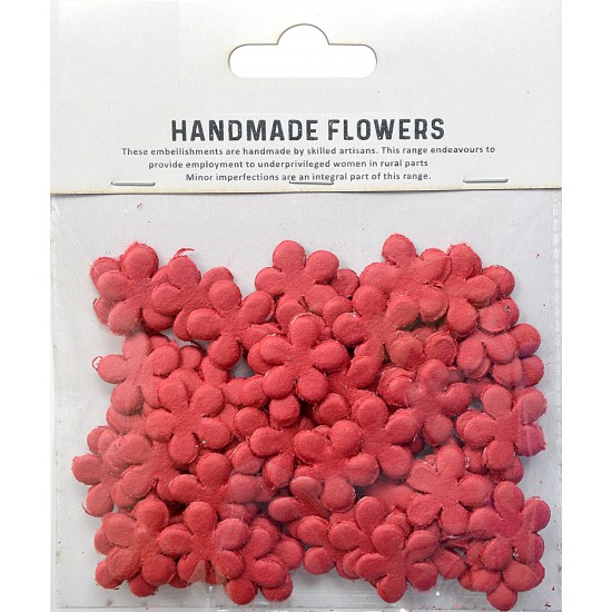 Χειροποίητα Λουλούδια Janice Poppies And Rose 100τεμ 1,7cm