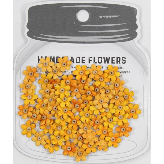 Χειροποίητα λουλούδια Natalia Honey Apricot 60τεμ