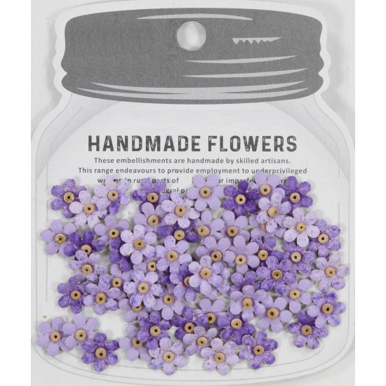 Χειροποίητα λουλούδια Natalia Lavender Whisper 60τεμ