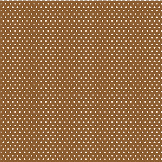 Xαρτόνι Scrapbooking 190gr 30cm x 30cm brown small dot