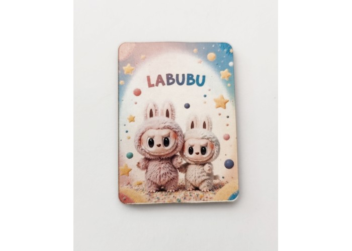 Ξύλινο διακοσμητικό Labubu #3