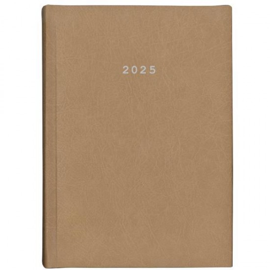 Next ημερολόγιο 2025 old leather ημερήσιο δετό ταμπά 12x17εκ.